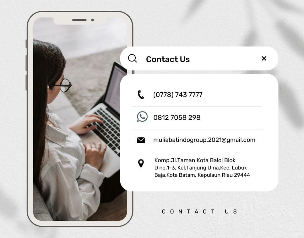 Beige Minimalist Contact Us Instagram Post